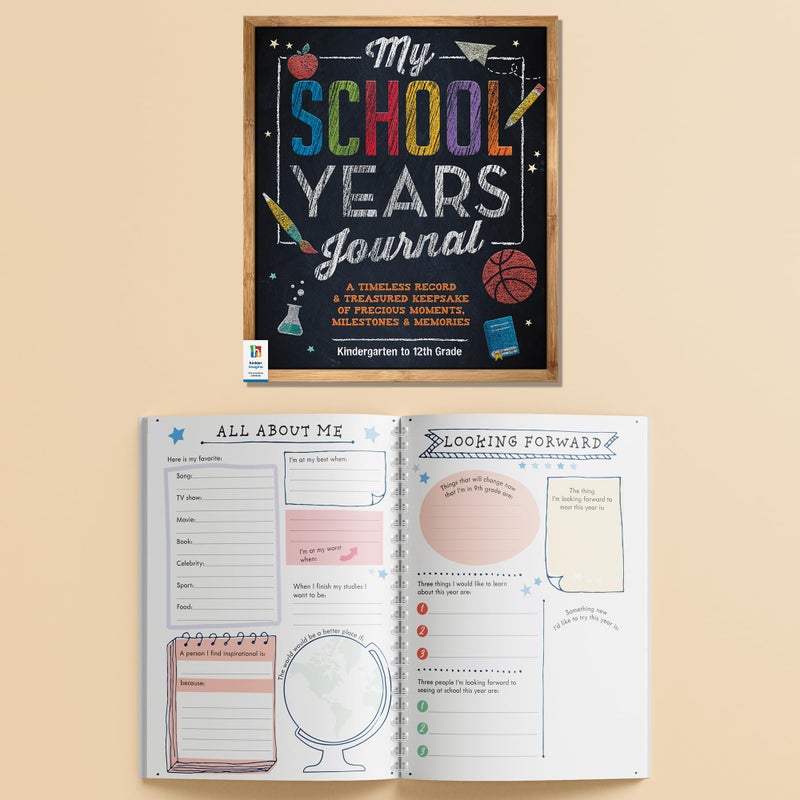 Hinkler: My School Years Journal - Preserve Memories of Children, Kindergarten to Grade 12, Store Certificates & Medals, Comes with Height Chart - Image 5